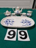 Mini servies blauw wit, Ophalen of Verzenden