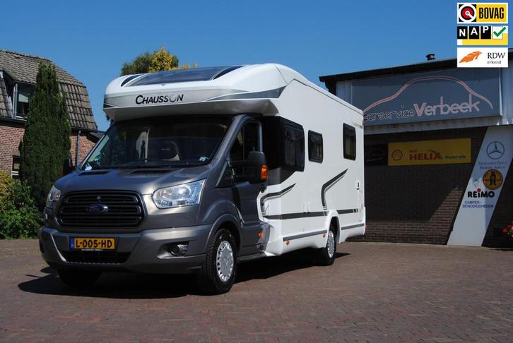 Chausson 718 EB INCL. ACCESSOIRES BOVAG KEURING, HEFBED, ZON, Caravans en Kamperen, Campers, Bedrijf, tot en met 4, Half-integraal