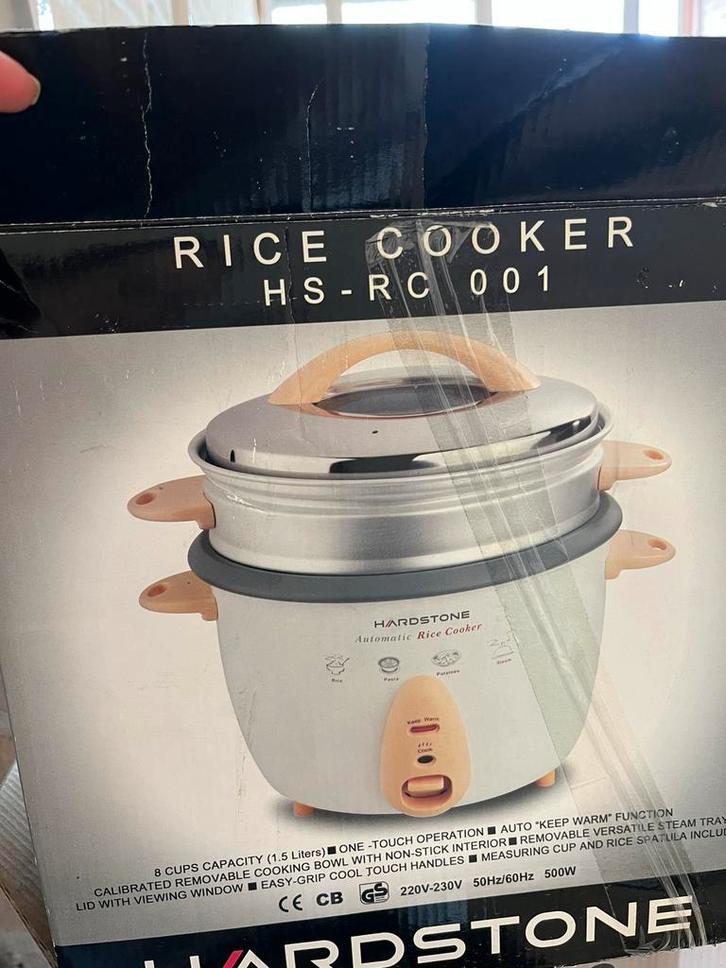 Hardstone Rijstkoker HS-RC 001 - Nieuw, Witgoed en Apparatuur, Rijstkokers, Nieuw, Ophalen of Verzenden