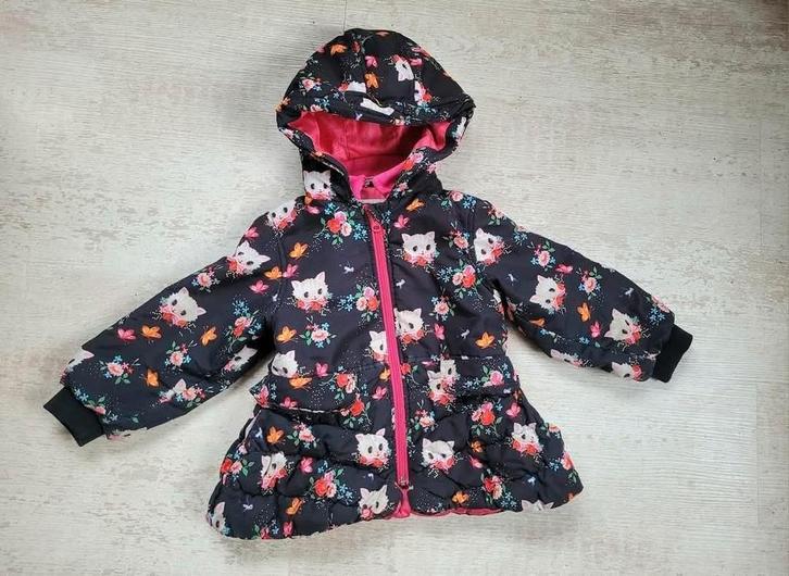 Limited Editon Mim-Pi winterjas met poesjes. Maat 104., Kinderen en Baby's, Kinderkleding | Maat 104, Zo goed als nieuw, Jongen of Meisje