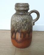 West Germany vaas, model 413-20, cognac bruin tinten, Huis en Inrichting, Woonaccessoires | Vazen, Overige kleuren, Aardewerk of Porselein