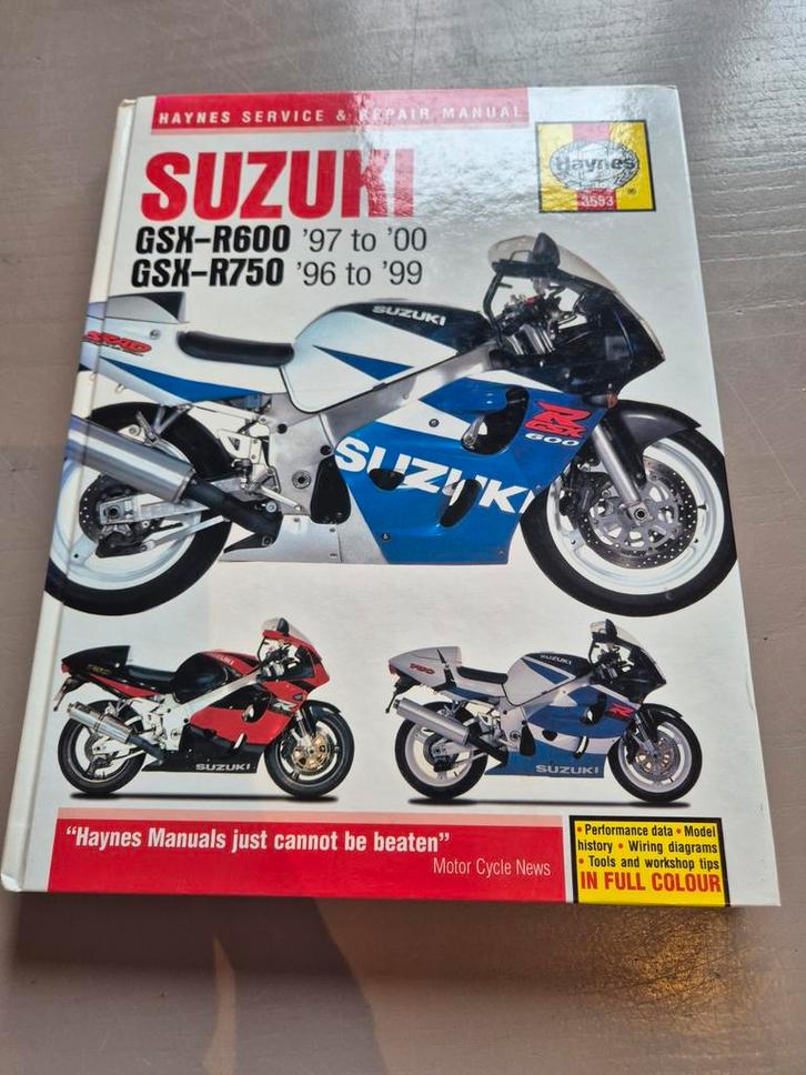 Suzuki GSX-R600/750 Reparatiehandleiding, Boeken, Motoren, Ophalen of Verzenden