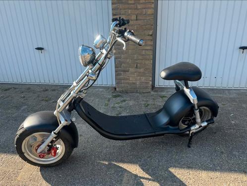 Te koop E Shopper scooter elektrisch met gashendel, Fietsen en Brommers, Scooters | Overige merken, Zo goed als nieuw, Elektrisch