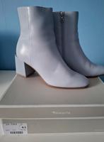 Pastelblauwe halfhoge lederen laarsjes Tamaris maat 41, Tamaris, Blauw, Lage of Enkellaarzen, Ophalen of Verzenden
