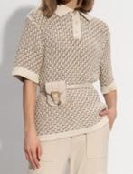 gemeleerde top/trui van Samsoe Samsoe maat S/M, Kleding | Dames, Truien en Vesten, Beige, Ophalen of Verzenden, Zo goed als nieuw