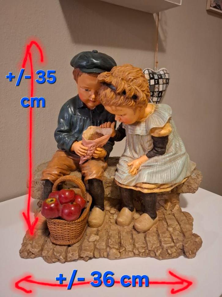 Ot en Sien snoepen - Groot Formaat Beeld, Verzamelen, Beelden en Beeldjes, Ophalen