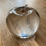 Glazen appel press papier glas paperweight Ø8,2cm, Ophalen of Verzenden