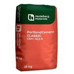 Bijna 3 zakken Portland Cement Classic CEM I 42,5 N - 25kg, Ophalen, Nieuw, Beton