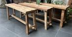 Krukje bank railway uit Bali sloophout driftwood old teak, Nieuw, Ophalen of Verzenden, https://verburgtvintage.nl/#contact, Schipluidenlaan 20 5035KJ Tilburg