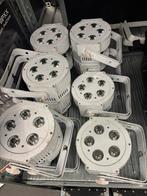 10x ADJ 5PX HEX Pearl LED Flat Pars RGBAW+UV, Muziek en Instrumenten, Licht en Laser, Ophalen of Verzenden, Gebruikt, Licht, Kleur