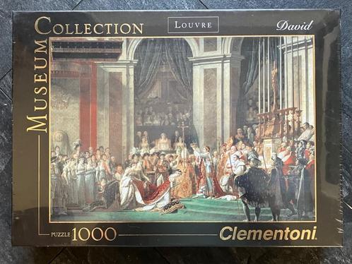 Legpuzzel Clementoni: David - Kroning Napoleon (1000 st.), Hobby en Vrije tijd, Denksport en Puzzels, Nieuw, Legpuzzel, 500 t/m 1500 stukjes