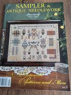 Sampler antique needlework, patterns and more, Ophalen of Verzenden, Zo goed als nieuw, Handborduren, Patroon