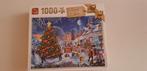 King Puzzel Snowy Town 1000 Stukjes, Hobby en Vrije tijd, Denksport en Puzzels, Ophalen of Verzenden, 500 t/m 1500 stukjes, Nieuw