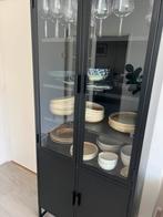 Vitrine kast, Ophalen, 50 tot 100 cm, Zo goed als nieuw, 150 tot 200 cm