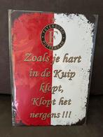 Wandbord Feyenoord Rotterdam, Verzamelen, Sportartikelen en Voetbal, Ophalen of Verzenden, Nieuw, Feyenoord, Overige typen
