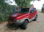 SsangYong Korando 2.3 E S.t. 4WD 2001 Rood, Auto's, SsangYong, Korando, 4 stoelen, Handgeschakeld, Vierwielaandrijving