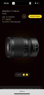 Nikon NIKKOR Z 17-28mm f/2.8 Lens - Nieuw, Ophalen of Verzenden, Nieuw, Groothoeklens, Zoom