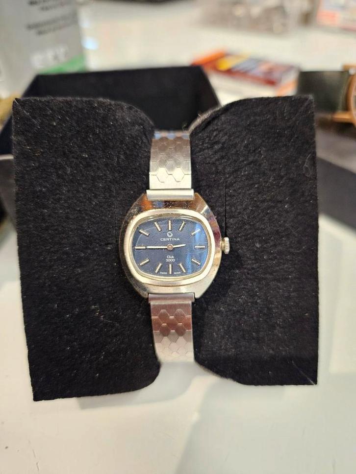 Certina Club 2000, Pontiac 14785, en een stijlvolle Alpina, Sieraden, Tassen en Uiterlijk, Horloges | Dames, Gebruikt, Polshorloge