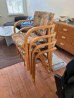 Scandinavisch retro stoelen set – gebogen hout, Ophalen, Gebruikt, Bruin, Hout