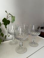 Set van 4 kristallen wijnglazen, Antiek en Kunst, Ophalen of Verzenden