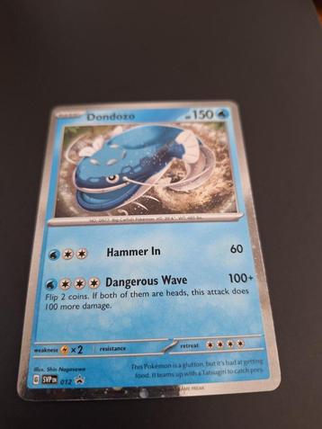 Pokemon – Dondozo (SVP 012) – Promo card  beschikbaar voor biedingen