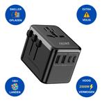 TRONS Universele Reisstekker 180+ landen-  2 TYPE-C&2 USB-A, Rodevogel.nl@gmail.com, Nieuw, George Wilhelmlaan 25 Leek, Ophalen of Verzenden