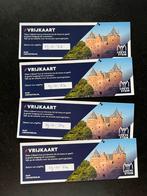 Tickets Slot Loevestein 4 stuks, Tickets en Kaartjes, Drie personen of meer, Ticket of Toegangskaart