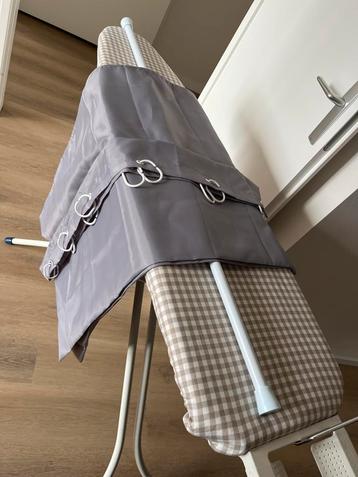 Douchgordijn met stang - Grijs beschikbaar voor biedingen