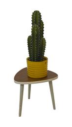 Vintage Plantentafeltje Bijzettafel Driepoot Jaren 60 Design, Minder dan 45 cm, Minder dan 55 cm, Gebruikt, Vintage