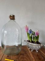 Grote brocante gistfles wijnfles bolvaas 58 eco bolfles, Antiek en Kunst, Antiek | Glas en Kristal, Ophalen