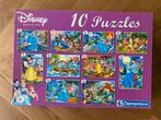 Disney Princess Puzzelset Clementoni - 10 Puzzels, Ophalen of Verzenden, 10 tot 50 stukjes, Zo goed als nieuw, 2 tot 4 jaar
