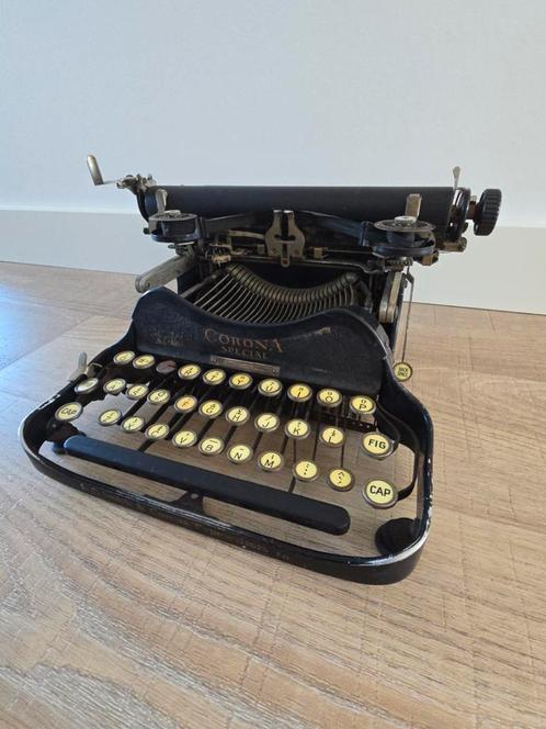 antieke Smith Corona Special draagbare opvouwbare typemachin, Diversen, Typemachines, Zo goed als nieuw, Ophalen of Verzenden