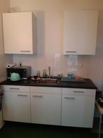 Te koop nieuw keukenblok plus bovenkasten, Ophalen, Wit, Enkelwandige keuken