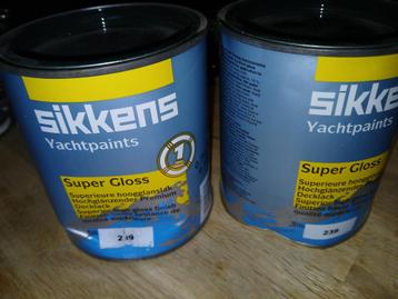 Sikkens Super Gloss jachtlak 239 Thames Green 2x0,75l nieuw beschikbaar voor biedingen