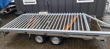 Schuifpoort vrijdragend verzinkt 2000x3500 beschikbaar voor biedingen