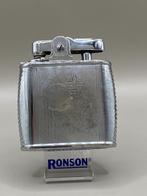 Leuke vintage werkende Ronson Viking zakaansteker., Verzenden, Gebruikt, Aansteker