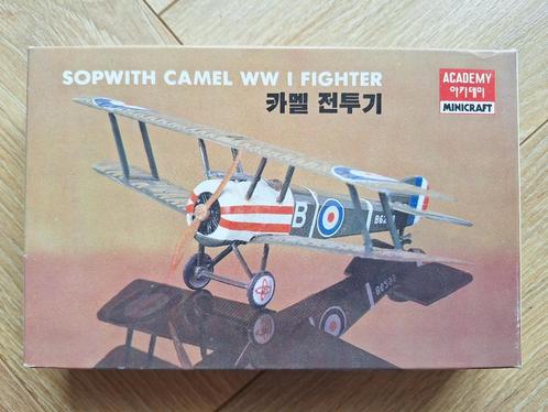 1:72 1/72 Academy Sopwith Camel WW I Fighter, Hobby en Vrije tijd, Modelbouw | Vliegtuigen en Helikopters, Zo goed als nieuw, Vliegtuig