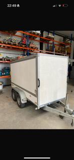 Dubbelasser Aanhanger - 3 Zijdes Open, Auto diversen, Aanhangers en Bagagewagens, Ophalen of Verzenden, Gebruikt