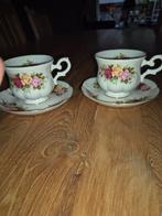 Royal Canterbury set 2 kopjes, Huis en Inrichting, Keuken | Servies, Ophalen of Verzenden, Porselein, Overige stijlen, Kop(pen) en/of Schotel(s)