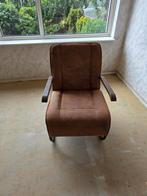 Vintage fauteuil stoel, Huis en Inrichting, Ophalen, Gebruikt, Metaal, Minder dan 75 cm