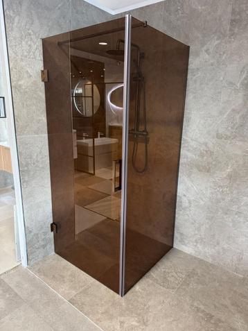 Prachtige exclusieve douchecabine 90x90 of 100x100 brons ! beschikbaar voor biedingen