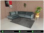GRATIS LEVERING Velvet Hoekbank Blauw 265x215 REFURBISHED, 250 tot 300 cm, Ophalen of Verzenden, Zo goed als nieuw, 150 cm of meer