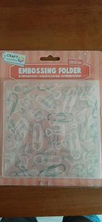 Embossing stencil om onder machine te gebruiken, Ophalen of Verzenden, Nieuw, Overige thema's, Pons of Mal