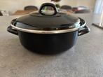 Nieuwe Le Chef braadpan 23cm, Gietijzer, Nieuw, Ophalen of Verzenden, Keramische plaat