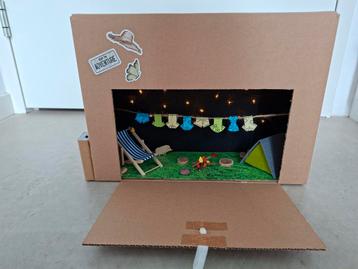 Sinterklaas surprise Kamperen / camping met licht beschikbaar voor biedingen