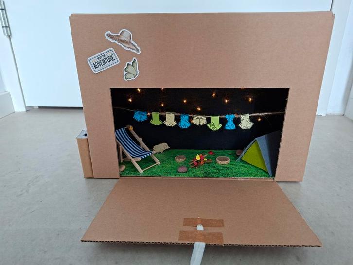 Sinterklaas surprise Kamperen / camping met licht, Diversen, Sinterklaas, Nieuw, Ophalen of Verzenden