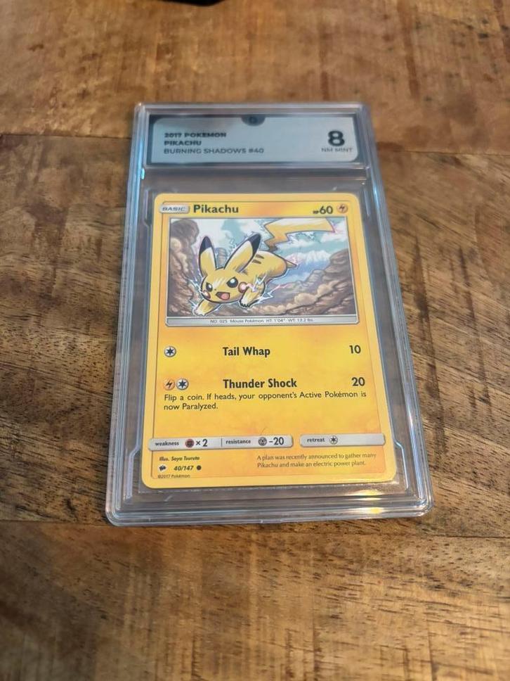 Pikachu 40/147 BS, Hobby en Vrije tijd, Verzamelkaartspellen | Pokémon, Zo goed als nieuw, Losse kaart, Ophalen of Verzenden