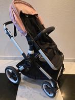 Roze/Zwarte Bugaboo Fox2 buggy + regenkap - Goede staat!, Kinderwagen, Gebruikt, Bugaboo, Verstelbare duwstang