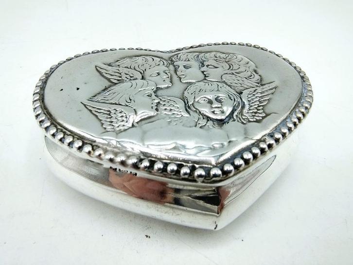 Victoriaans zilveren pillendoosje, H. Matthews, Birmingham,, Antiek en Kunst, Antiek | Goud en Zilver, Zilver, Verzenden