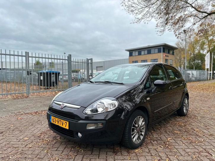 Fiat Punto 1.3 Multijet 62KW 5DR 2011 Zwart, Auto's, Fiat, Bedrijf, Diesel, A, Hatchback, Handgeschakeld, Origineel Nederlands